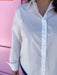 Jincy's Women's Boutique Classica White Button Up Collared Shirt