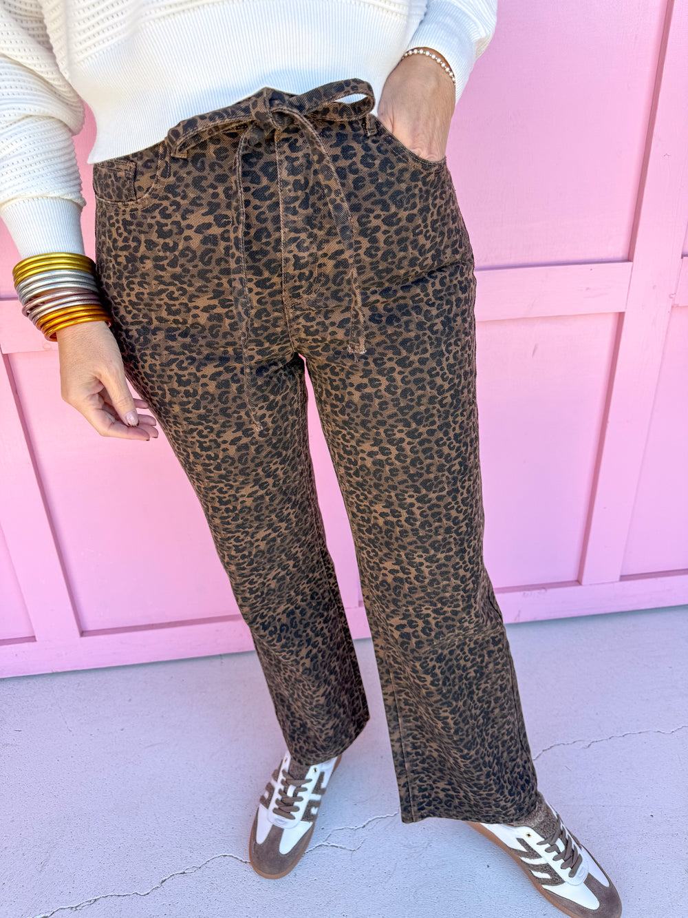 Jincy's Women's Boutique Thanksgiving & Fall Styles Leopard Print Pants