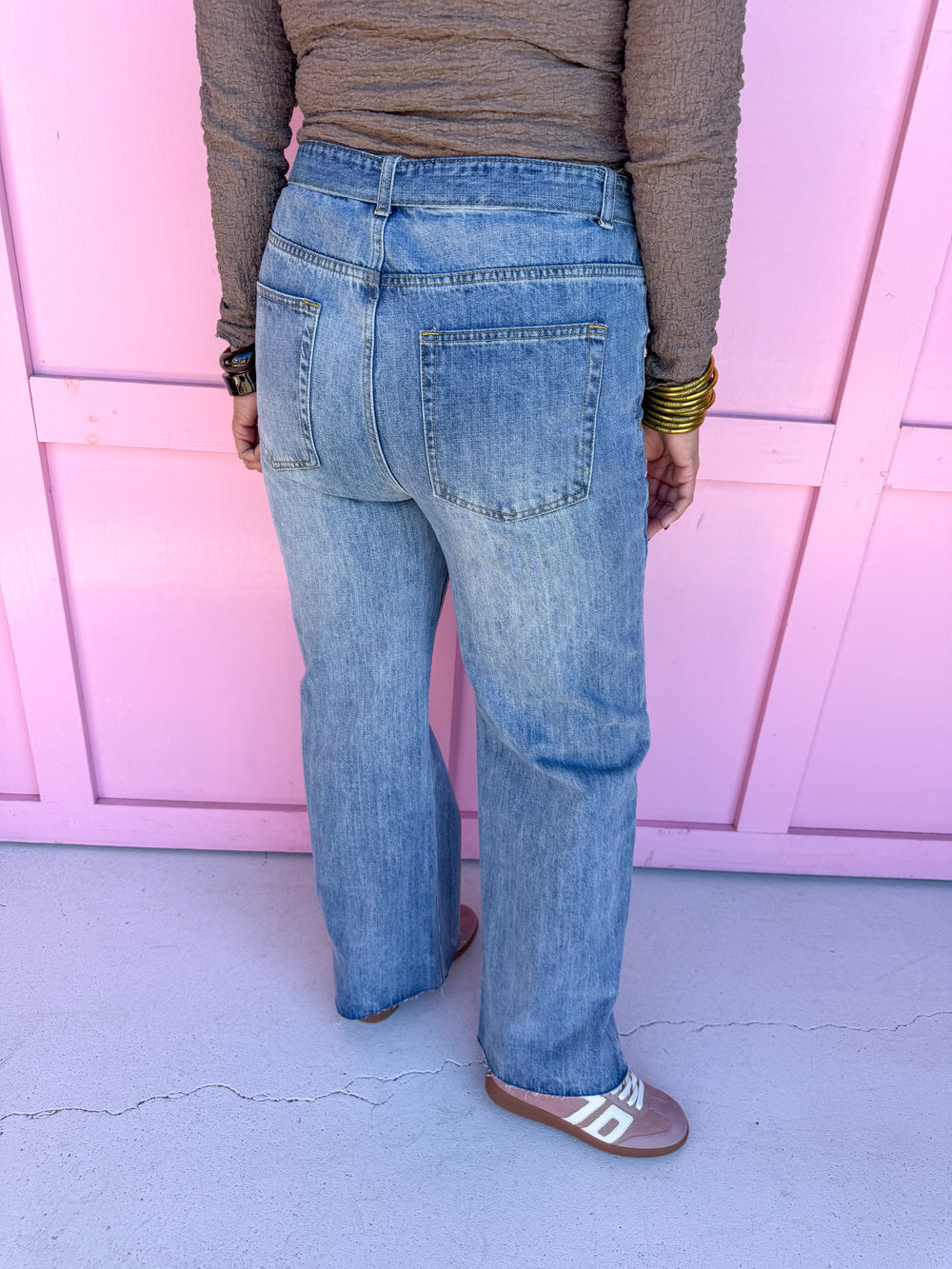 Jincy's Women's Boutique Thanksgiving & Fall Styles Plus Size Molly Bracken Wide Leg Jeans