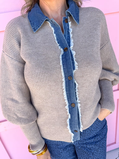 Jincy's Women's Boutique Thanksgiving & Fall Styles Collared Sweater