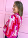 Molly Bracken Quinn Knit Sweater pinks red white womens boutique jincy's