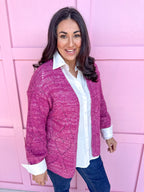 Molly Bracken Sophia Knit Cardigan womens boutique open cardigan jincy's