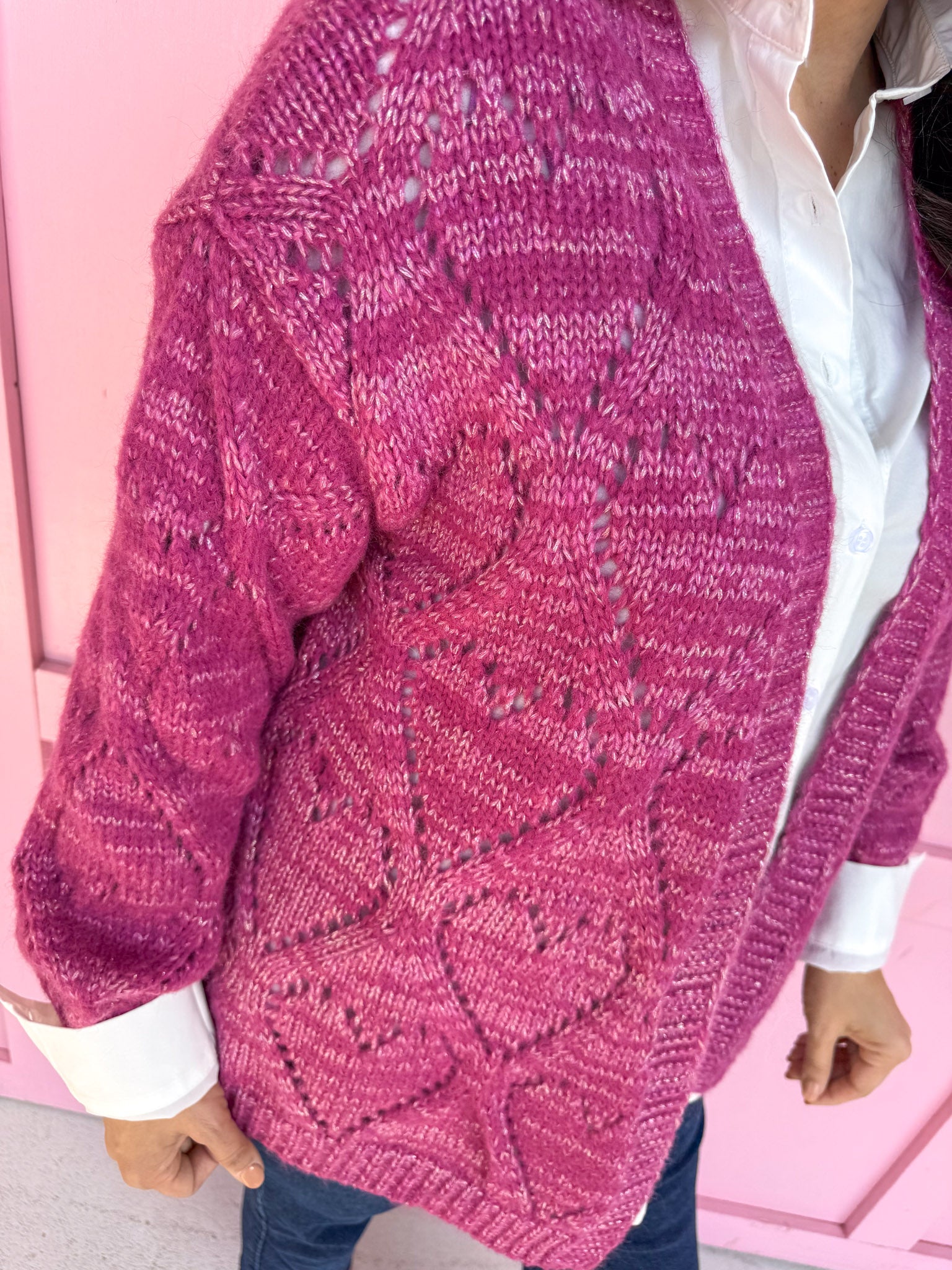 Molly Bracken Sophia Knit Cardigan womens boutique open cardigan jincy's