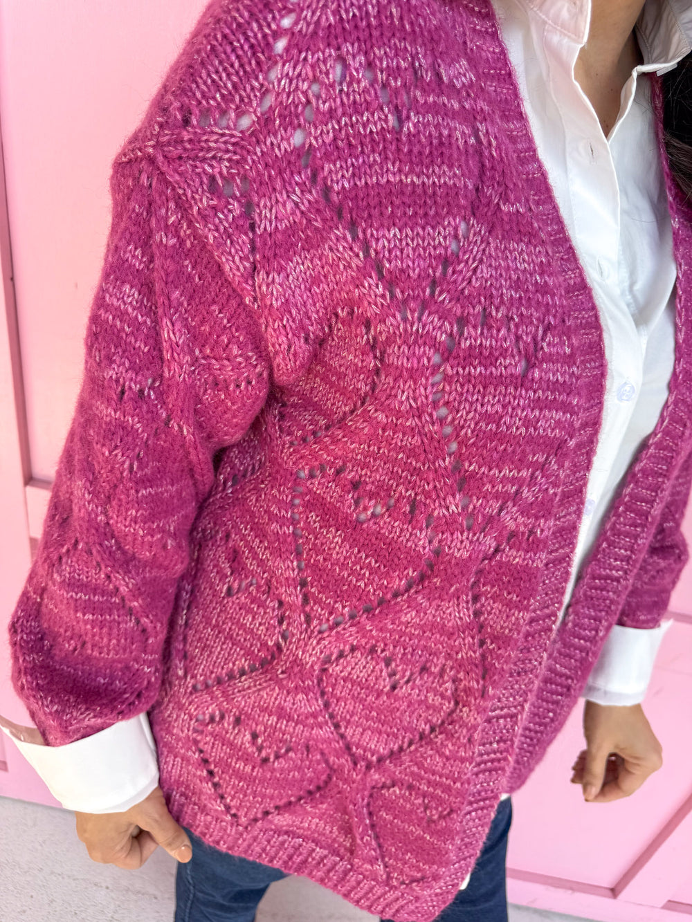 Molly Bracken Sophia Knit Cardigan womens boutique open cardigan jincy's