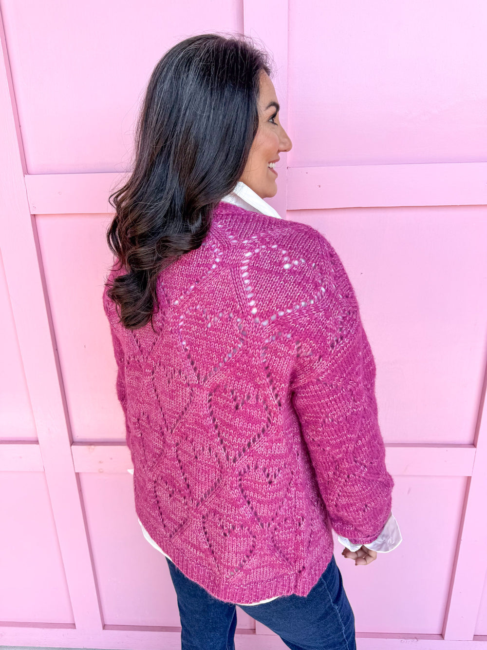 Molly Bracken Sophia Knit Cardigan womens boutique open cardigan jincy's