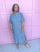 Jincy's Women's Boutique Game Day Adrienne Blakely Midi Maxi Dress Everyday Wear Adrienne 8135865