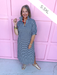 Jincy's Women's Boutique Game Day Adrienne Blakely Midi Maxi Dress Everyday Wear Adrienne 8135865