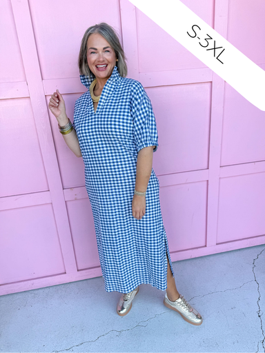 Jincy's Women's Boutique Game Day Adrienne Blakely Midi Maxi Dress Everyday Wear Adrienne 8135865