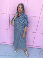 Jincy's Women's Boutique Game Day Adrienne Blakely Midi Maxi Dress Everyday Wear Adrienne 8135865