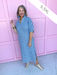 Jincy's Women's Boutique Game Day Adrienne Blakely Midi Maxi Dress Everyday Wear Adrienne 8135865
