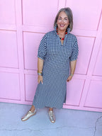 Jincy's Women's Boutique Game Day Adrienne Blakely Midi Maxi Dress Everyday Wear Adrienne 8135865