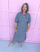 Jincy's Women's Boutique Game Day Adrienne Blakely Midi Maxi Dress Everyday Wear Adrienne 8135865