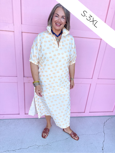 Jincy's Women's Boutique Game Day Adrienne Midi Maxi Dress Blakely Honey Drops Everyday Wear Adrienne 35715