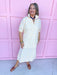 Jincy's Women's Boutique Game Day Adrienne Midi Maxi Dress Blakely Honey Drops Everyday Wear Adrienne 35715