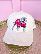 Jincy's Women's Boutique Game Day Standing Bulldog foam trucker hat Chelsea McShane 
