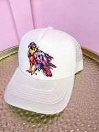 Jincy's Women's Boutique Game Day eagle with bandana foam trucker hat Chelsea McShane 