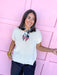 Jincy's Women's Boutique Game Day ivory Perfect Knit Top Zenana TW-2489Y-1