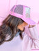 Jincy's Women's Boutique New Arrivals Everyday Wear Fall Transition Styles Foam Trucker Hat Bloom Babe Pink Floral Print Hat