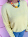 Jincy's Women's Boutique New Arrivals Everyday Wear Fall Transition Styles Lightweight Rolled Hem Sweater By Together W2114