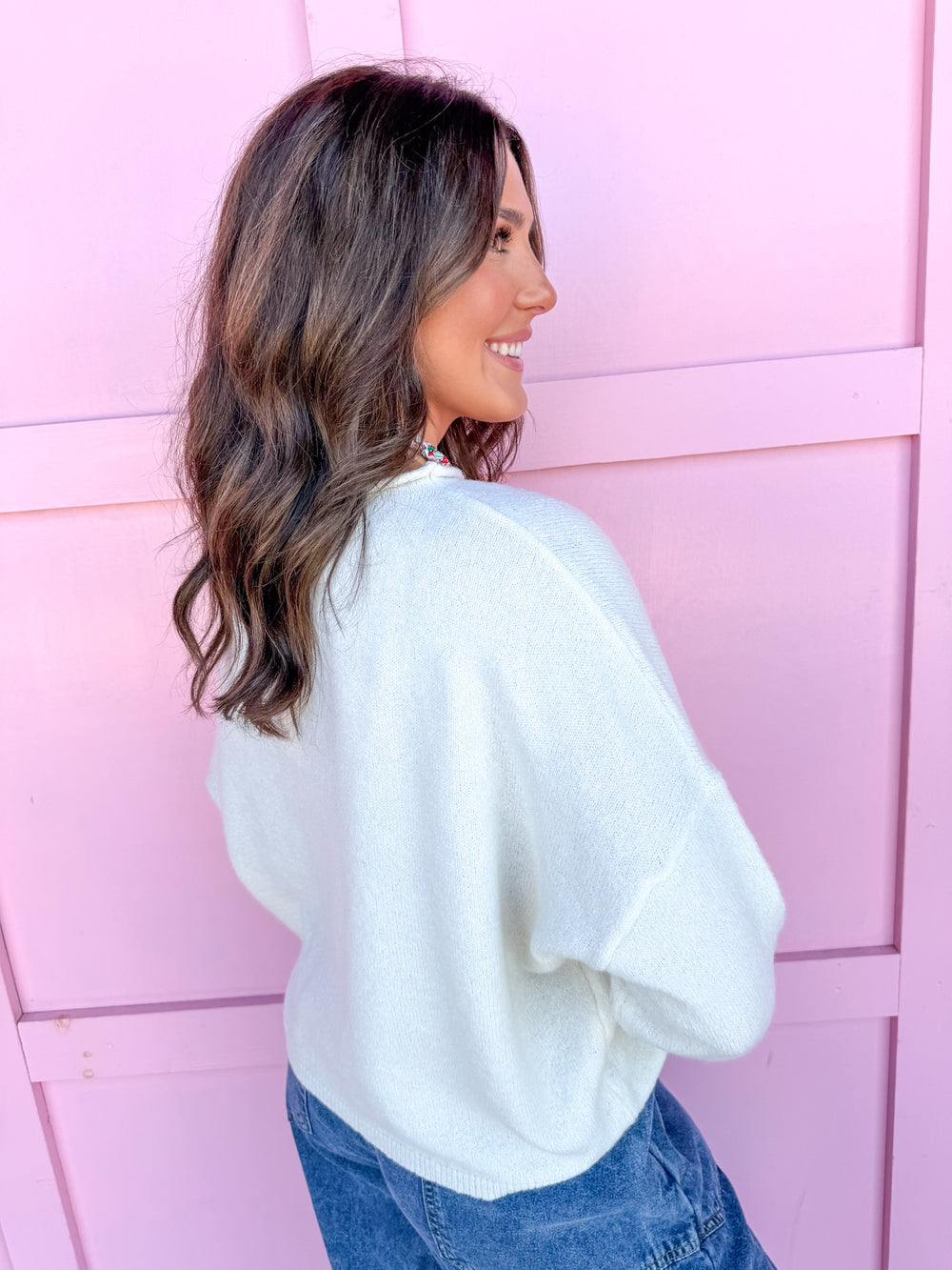 Jincy's Women's Boutique New Arrivals Everyday Wear Fall Transition Styles Lightweight Rolled Hem Sweater By Together W2114
