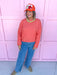 Jincy's Women's Boutique New Arrivals Everyday Wear Fall Transition Styles Lightweight Rolled Hem Sweater By Together W2114