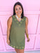 Jincy's Women's Boutique Statement Olive Gromment Dress Everyday Wear TCEC CD07321