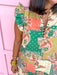 Jincy's Womens Boutique Fall Patchwork Floral Midi Maxi Dress Everyday Wear First Of Fall Collection TCEC CD07299