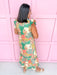 Jincy's Womens Boutique Fall Patchwork Floral Midi Maxi Dress Everyday Wear First Of Fall Collection TCEC CD07299