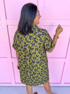 Jincy's Womens Boutique Fierce Favorite Leopard Butterfly Mini Dress Entro D33200