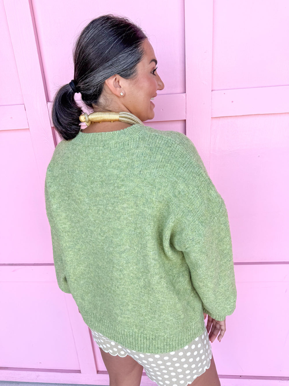 Jincy's Womens Boutique Kiwi Green Mallard Duck Sweater Chartreuse Chic Collection Everyday Wear Bailey Rose BRW0280 Chartreuse Chic Collection 