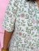 Jincy's Womens Boutique Mary Square Sarah Dress Fall Floral Print Thistle Vines Sand Mini Dress First Of Fall Collection 74073