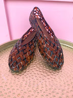 Jincy's Womens Boutique Tortoise Jelly Flats
