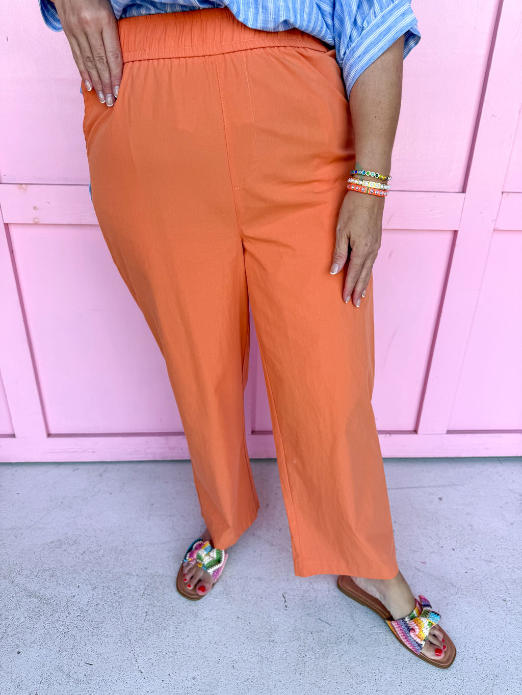Perfect Polished Pants - Orange