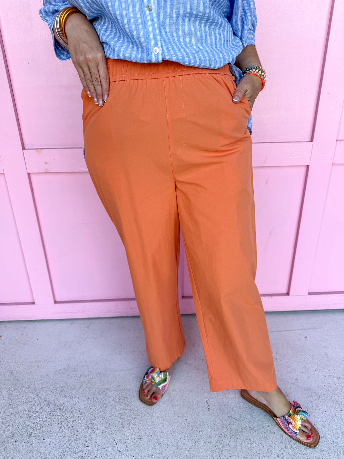 Perfect Polished Pants - Orange