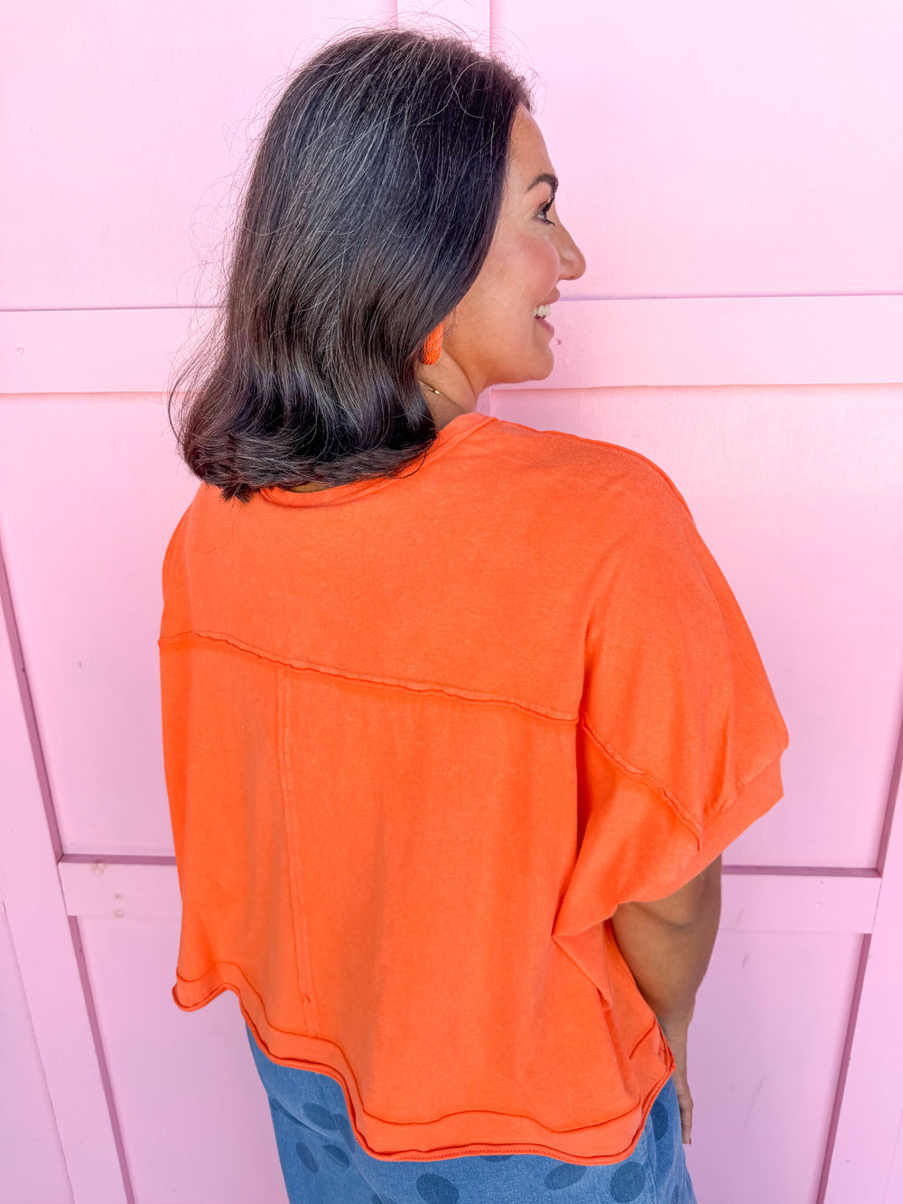 Busy Day Top - Orange