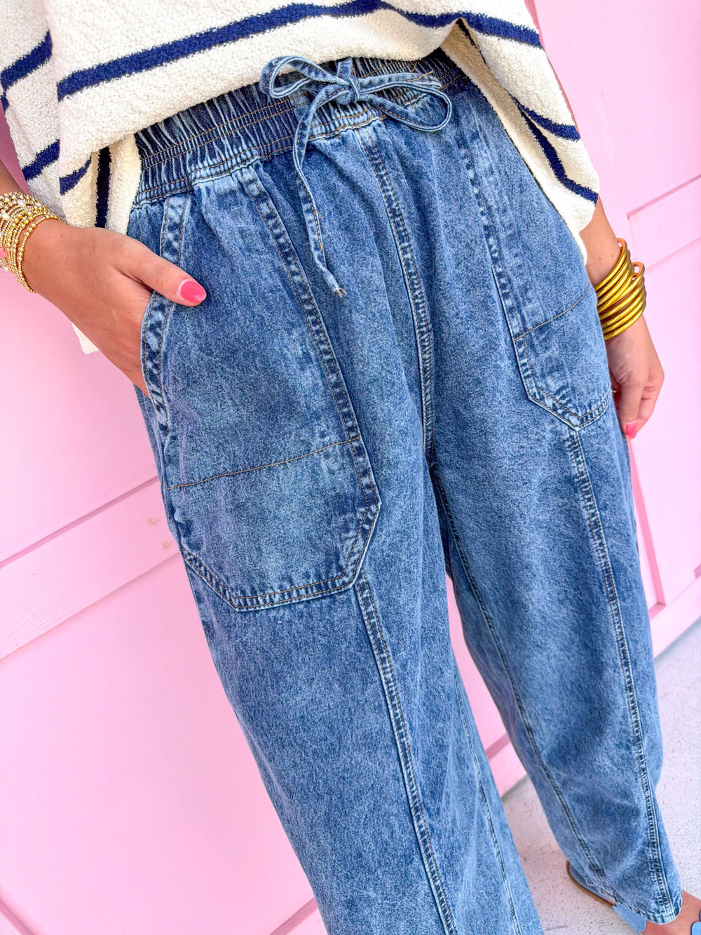 Easy Going Barrel Pants