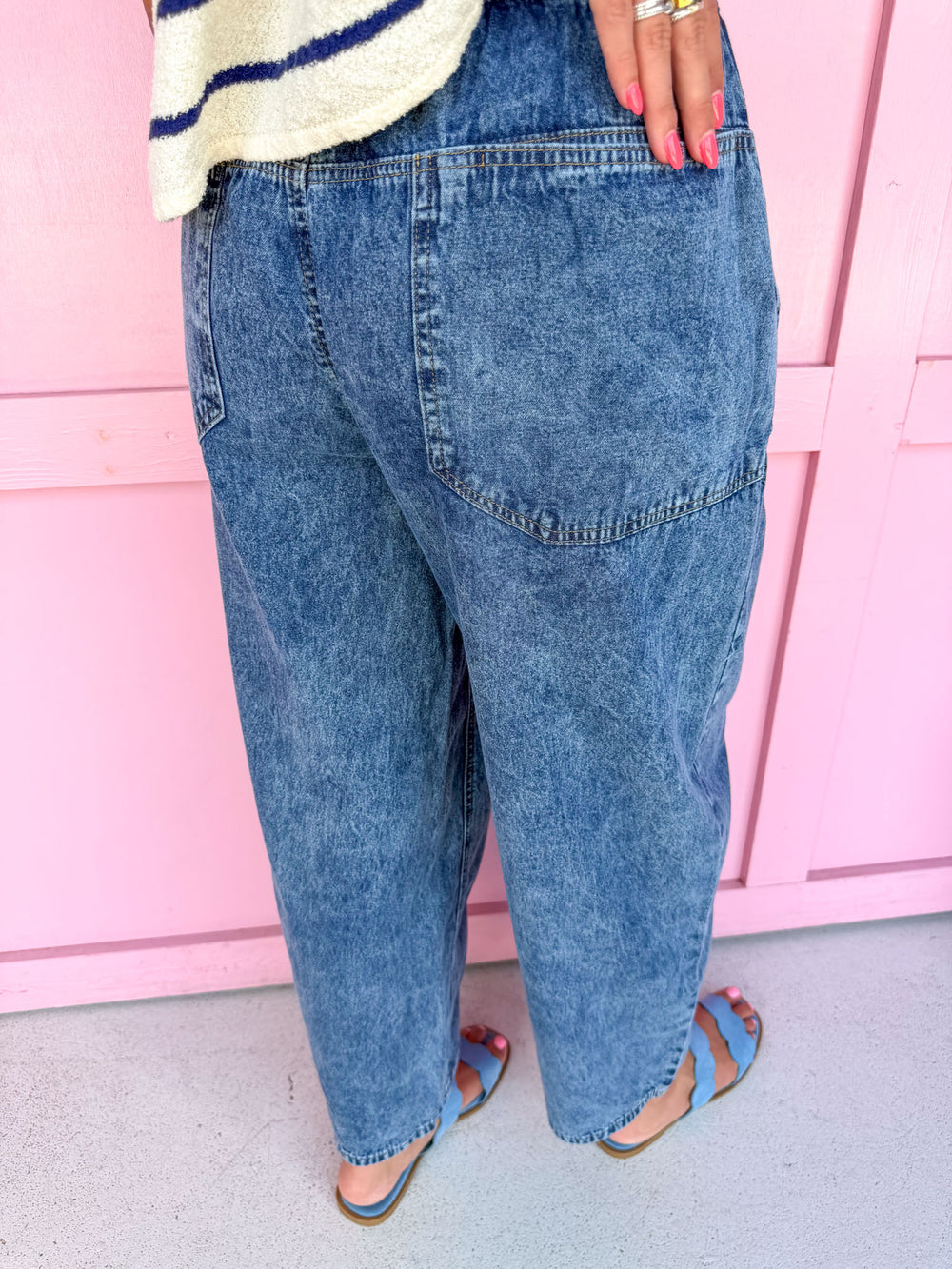 Easy Going Barrel Pants