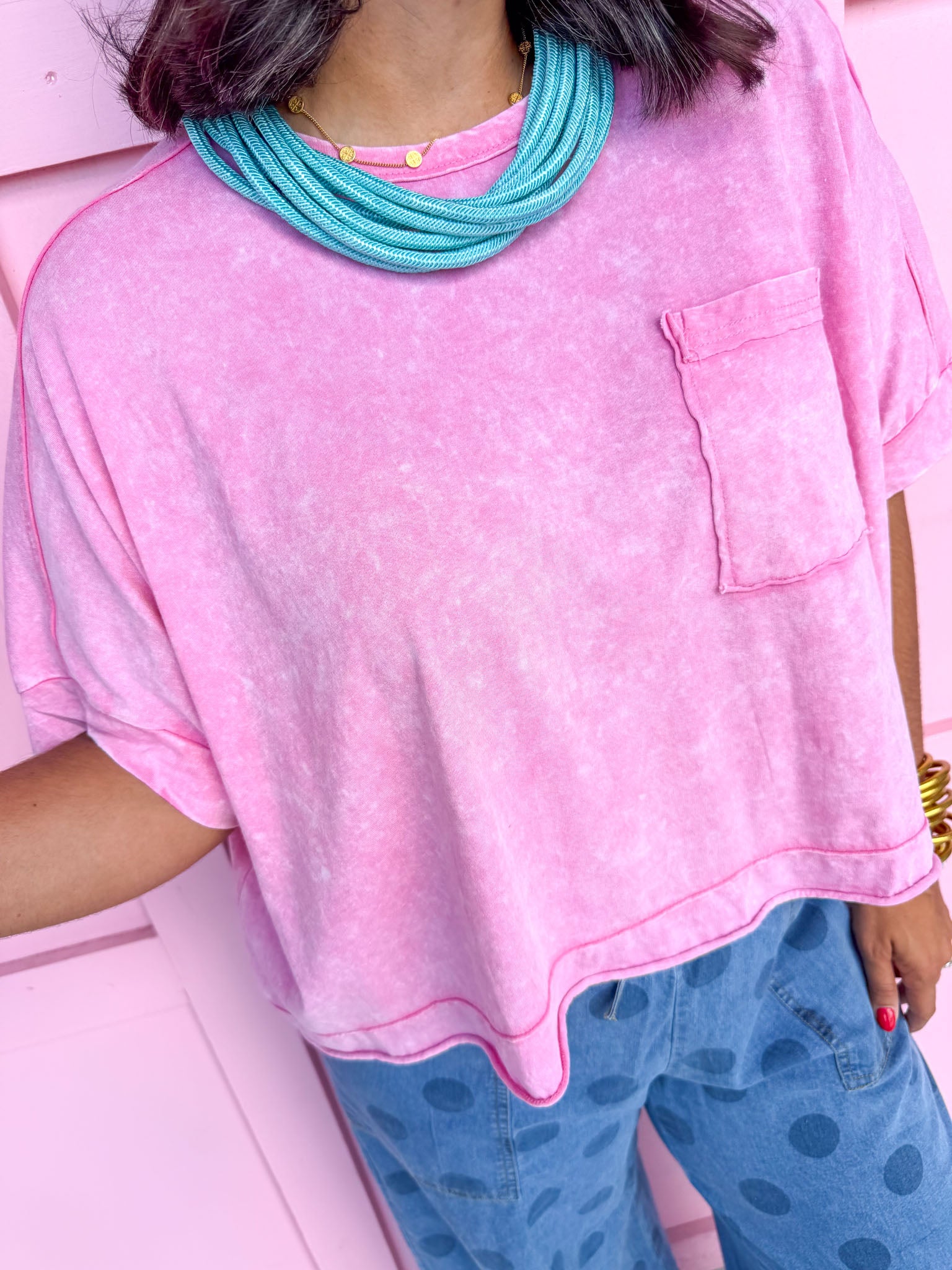 Busy Day Top - Pink
