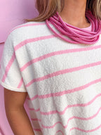 Striped Essential Top - Pink