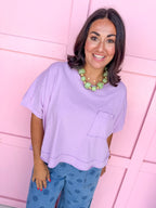 Busy Day Top - Lavender