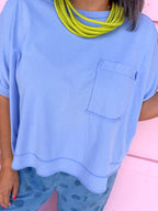 Busy Day Top - Periwinkle