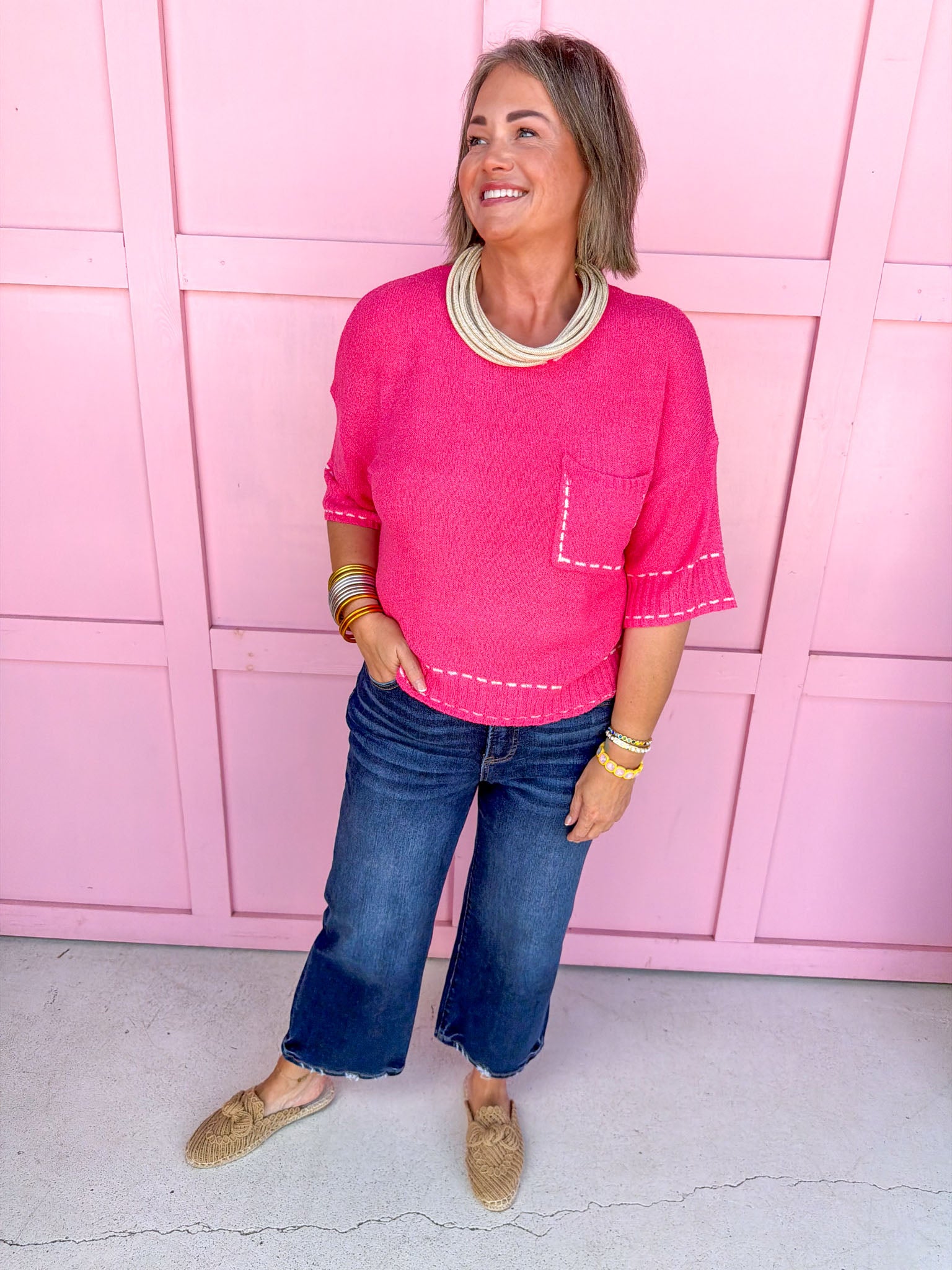 Everyday Favorite Top - Pink
