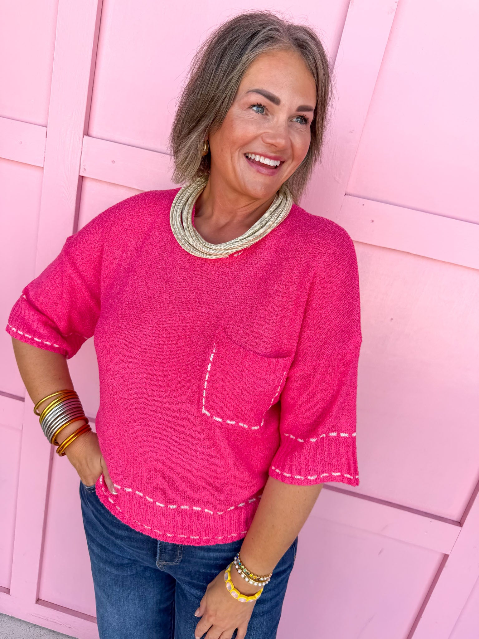 Everyday Favorite Top - Pink