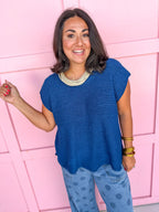 Sweet As You Top - Navy