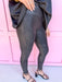 SPANX Faux Leather Leggings Black fleece lined womens jincy's