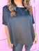 womens boutique drop shoulder black blouse jincy's 
