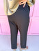 womens boutique black dress pants elastic waistband snap button jincy's