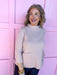 Jincy's Women's Boutique Winter Styles Holiday Blush Metallic Sweater