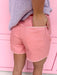 Jincy's Women's Boutique Spring Styles Coral Embroidered Shorts