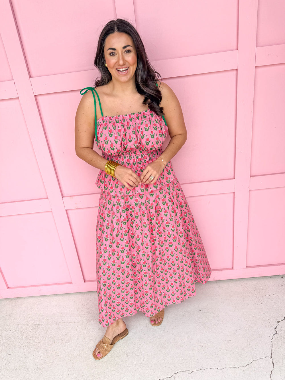 Jincy's Women's Boutique Spring Styles Pink floral two piece set